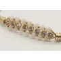 Pulsera nudo serpiente con centro de brillos crist