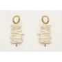 Pendientes con perno aro pata pulpo y listones per