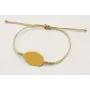 Pulsera nudo serpiente con pieza esmaltada color h