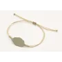 Pulsera nudo serpiente con pieza esmaltada color g