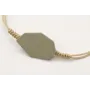 Pulsera nudo serpiente con pieza esmaltada color g