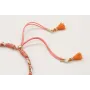 Pulsera rigida forrada con liberty hojas verdes y 