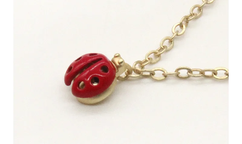 Solitario cadena eslabón pequeño en oro mate con m