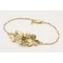 Pulsera de cadena eslabon con bolita esmlatada bla