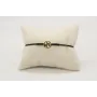 Pulsera nudo serpiente negro con signo del zodiaco