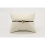 Pulsera nudo serpiente negro con signo del zodiaco