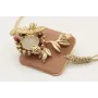 Pulsera nudo serpiente en oro palido rectangulo ro