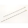 Pendientes cadena eslabón pequeño bola esmaltada n