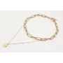 Collar cadena eslabón estriado y cadena eslabón co