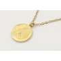 Collar con cadena de acero inoxidable y colgante p