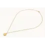 Collar con cadena de acero inoxidable y colgante e