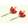 Pendientes sagrado corazón agujeros con burruño fa