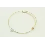 Pulsera acero inoxidable nudo corredizo con hueco 