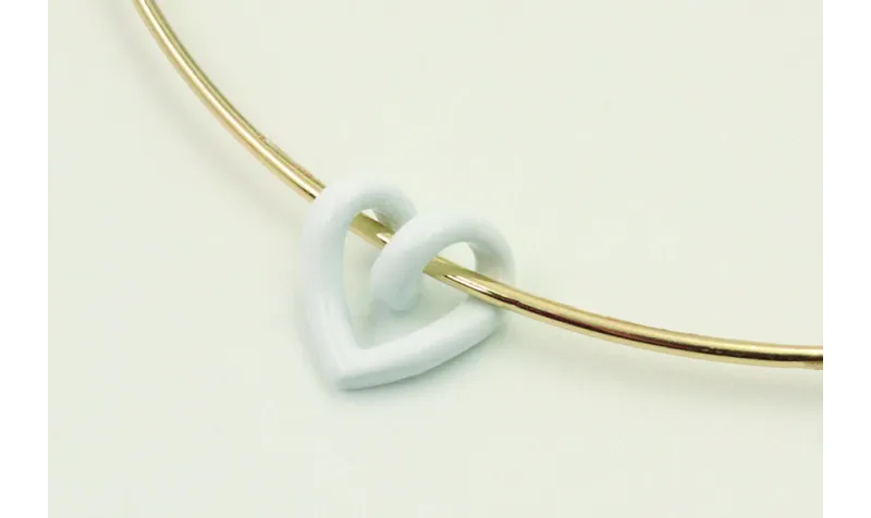Pulsera acero inoxidable nudo corredizo con hueco 