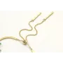 Pulsera semirrigida oro mate con rama de coral tur