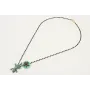 Collar cadena miyuki negra con colgante lagarto ve