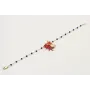 Pulsera cadena facetadas azulonas con burruño face