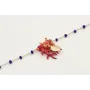 Pulsera cadena facetadas azulonas con burruño face