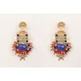 Pendientes perno sol con burruño corales, estrella