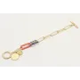 Pulsera cadena eslabón grande con dos eslabones fo
