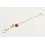 Pulsera cadena eslabón rectangular con estrella co