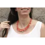 Collar triple con cadena de eslabón ovalado, caden