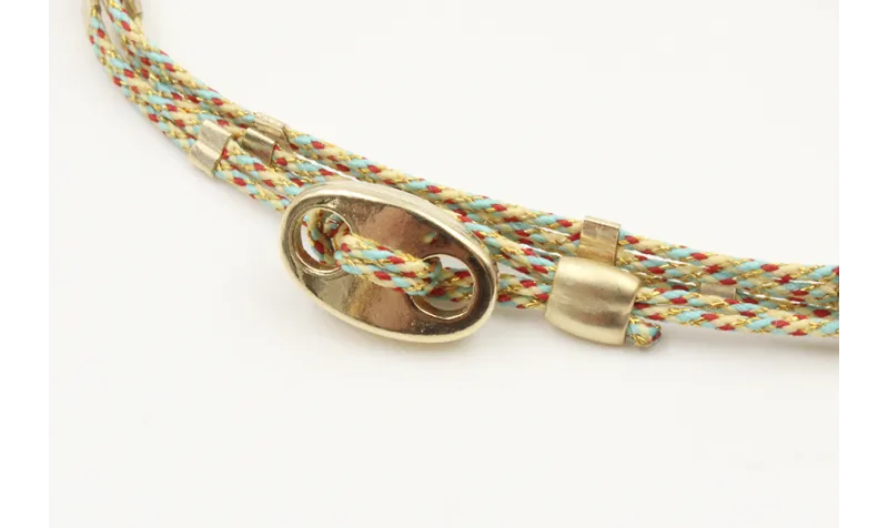 Pulseras micro driza colores azul,amarillo,rojo y