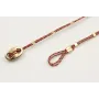 Pulseras micro driza colores granate y oro con tub