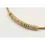 Pulsera hilo macrame marrón claro nudo macrame con