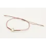 Pulsera nudo serpiente en color oro rosa con anill