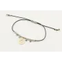 Pulsera hilo macarme verde con nudo macrame platea