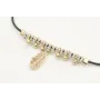 Pulsera hilo macarme verde con nudo macrame platea