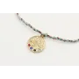 Pulsera trenzada hilo macrame con colgante estrell