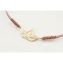 Pulsera hilo microdrusa oro rosa nudo serpiente co
