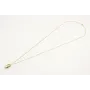 Collar cadena eslabón redondo pequeño oro mate y c
