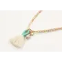 Collar lazo liberty estrellas con colgante caracol