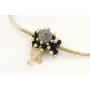 Pulsera nedo serpiente oro pálido con burruño de b