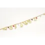 Pulsera cadena lagrimas esmaltadas colorines con c