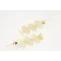 Pendientes perno de abeja pintada a mano con colga