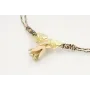 Pulsera nudo serpiente con hilo micri driza marrón