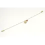 Pulsera cadena facetadas opal verde,rosa,azul,blan