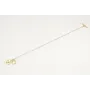 Pulsera cadena dorada con microperla y colgante di