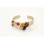 Pulsera rigida con cigarra oromate burruños de fac