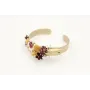 Pulsera rigida con cigarra oromate burruños de fac