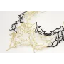 Collar ramas de coral en color negro y oro mate re