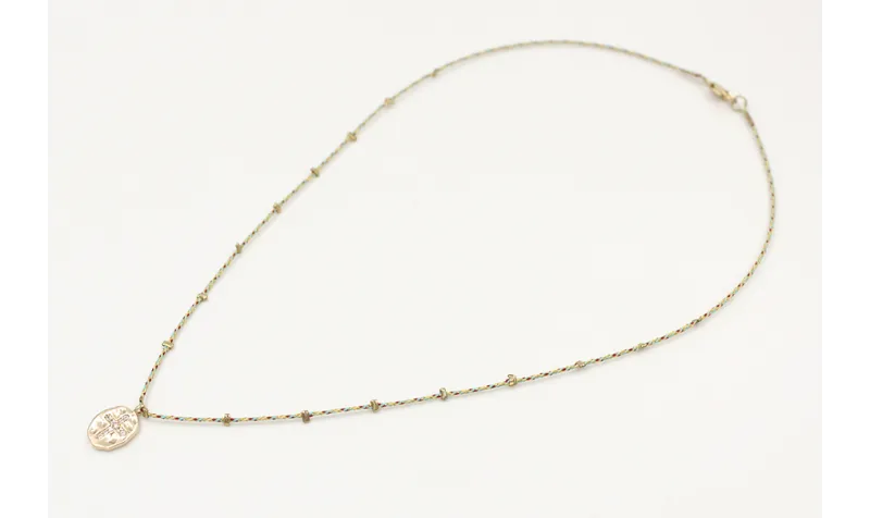 Solitario con hilo micro driza azul,amarillo,rojo,