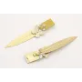 Pendientes perno rectangulo esmalte lima, colgante