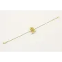 Pulsera cadena bolas esmaltada pistacho colgante 4