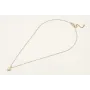 Solitario de cadena con perlas y colgante estrella