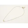 Solitario de cadena con perlas y colgante ojo pest
